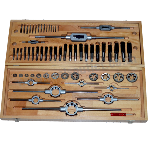 Hand Tap Sets,Round Dies and Tools Sets ชุดต๊าปและดายต๊าปเกลียวไฮสปีดพร้อมด้าม BAER รุ่น 264800601