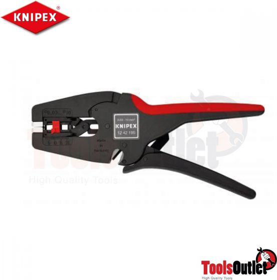 MultiStrip 10 autom.Abisolierz. เครื่องปอกฉนวนแบบอัตโนมัติ KNIPEX 12 42 195