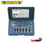 3/8” 22 PCS MM SOCKET SET W/12594 IN BLOW MOLD CASE บ๊อกซ์ชุด 22 อัน/ชุด 3/8” SIGNET #12723