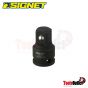 3/8" DR. IMPACT 1/2" ADAPTOR ข้อเพิ่มบ็อกซ์ลม SQ. 3/8" - 1/2" SIGNET #22512