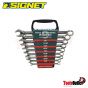 COMBINATION WRENCH SET - Plastic Rack ชุดประแจแหวนข้างปากตาย SIGNET #30629