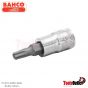 1/4" Square Drive Socket Drivers for TORX® Head Screw ลูกบ๊อกรู 1/4"-6แฉก ขนาด T30 BAHCO รุ่น 6709TORX-T30