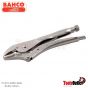 Self Grip Locking Pliers with Curved Jaws คีมล๊อคปากโค้งไม่มีปากตัดลวด ยาว 200 มิล BAHCO รุ่น 2953-200