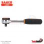 1/4" Round Head Reversible Ratchets with 72 Teeth and 5° Action Angle ด้ามฟรี ขนาด 1/4"XL130 มิล BAHCO รุ่น 6950RN