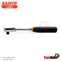 3/8" Pear Head Reversible Ratchets with 80 Teeth and 4.5° Action Angle ด้ามฟรี ขนาด 3/8"XL200 มิล BAHCO รุ่น 7750