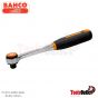 3/8" Round Head Reversible Ratchets with 72 Teeth and 5° Action Angle ด้ามฟรี ขนาด 3/8"XL200 มิล BAHCO รุ่น 7750RN