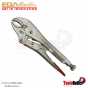 GRIP PLIER CURVED JAW WITH WIRE CUTTER TITACROM® คีมล๊อคปากโค้งมีปากตัดลวด EGAMASTER 5" #62177