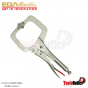 C CLAMPS SWIVEL PADS GRIP PLIER TITACROM® คีมล็อคปากแบน EGAMASTER 18" #62491