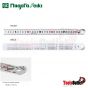 Kaidan (Ziggurat) Catch-up Scale 30 cm ไม้บรรทัดมิลล้วนสแตนเลสแบบหยิบจับง่าย SK Niigata Seiki รุ่น CU-30KD