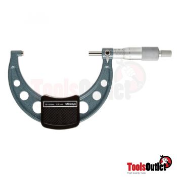 Micrometer ไมโครมิเตอร์ Mitutoyo รุ่น 103-140-10| Outside Micrometer Series 103, 75-100 mm, 0.01mm | Mitutoyo