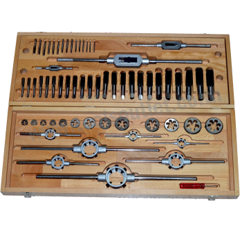 Hand Tap Sets,Round Dies and Tools Sets ชุดต๊าปและดายต๊าปเกลียวไฮสปีดพร้อมด้าม BAER รุ่น 264800601