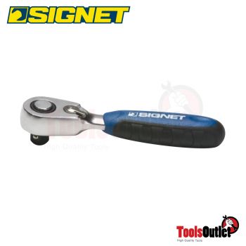 1/4” MINI STUBBLY RATCHET HANDLE ด้ามฟรี SIGNET #11536