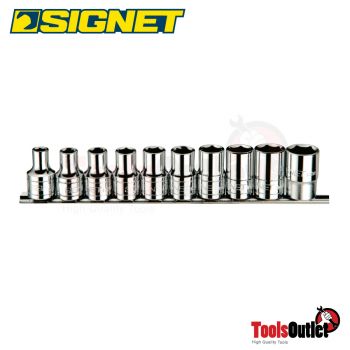 1/2” 14PCS SOCKET ลูกบ๊อกซ์ 6 เหลี่ยม 1/2” 14อัน/ชุด SIGNET #13335