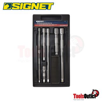 1/4”-3/8”-1/2” 7 PCS. WOBBLE EXTENTION SET ชุดข้อต่อหักมุม 1/4”-3/8”-1/2” 7 อัน SIGNET #13518