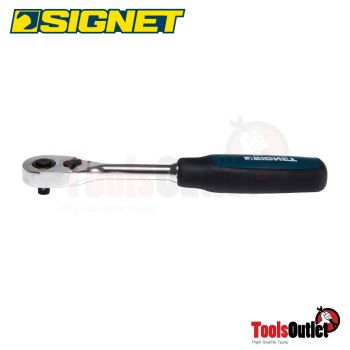 1/2” TEETH L-65 RATCHET WITH TWO TONE COLOR INJECTION HANDLE ด้ามฟรี 1/2” SIGNET #13595