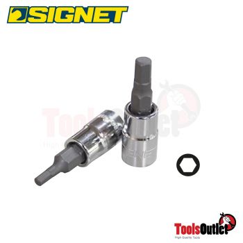 1/4” HEX BIT SOCKET บ๊อกซ์เดือยโผล่ 1/4” SIGNET