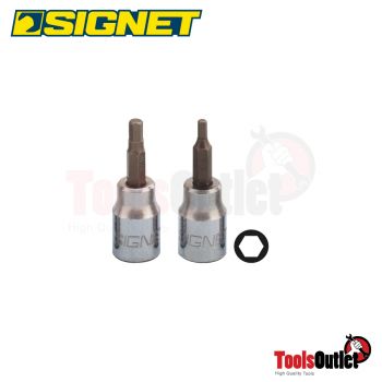 1/2” HEX BIT SOCKET, 55MML บ๊อกซ์เดือยโผล่ยาว 55มม. 1/2” SIGNET