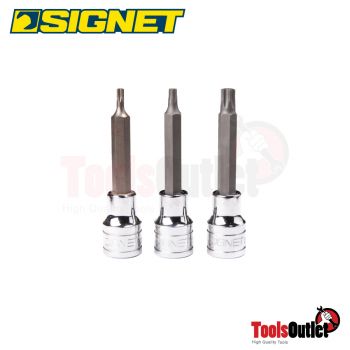 1/2” LONG TORX BIT SOCKET,100MML บ๊อกซ์เดือยโผล่ยาว 100 มม. 1/2” SIGNET