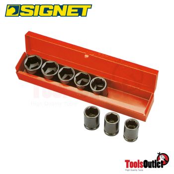 3/4" DR. 8PC 26-38 MM IMPACT SOCKET SET ลูกบ๊อกซ์ลมชุด 8 อัน SQ.3/4" 26-38 มม SIGNET #24194