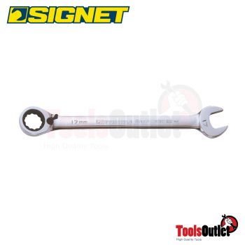 REVERS GEAR WRENCH SATIN FINISH ประแจปากตายแหวนข้างฟรีซ้าย - ขวา SIGNET