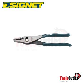 SLIP JOINT PLIERS (WITH WIRE CUTTING) -HANG- TAG คีมคอเลื่อน SIGNET