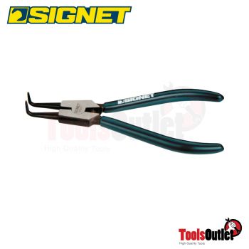 7" EXTERNAL BENT SNAP RING PLIERS WITH HANG TAG คีมถ่างแหวนปากงอ 7" SIGNET #90937