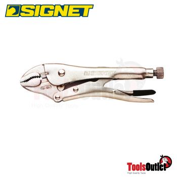 CURVED JAWS LOCKING PLIERS คีมล็อกปากโค้ง SIGNET