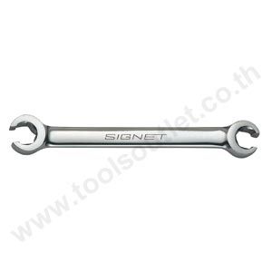 9x11 OFFSETT FLARE NUT WRENCH (FULLY POLISHED) ประแจปากตายขันหัวน็อต 9x11 มม SIGNET #33713