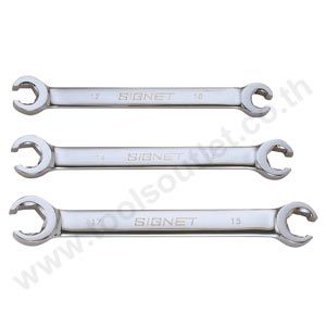 3PC MM OFFSETT FLARE NUT WRENCH SET ชุดประแจปากตายขันหัวน็อต 3 อัน SIGNET #33718