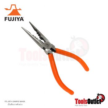 Multi-purpose Long Nose Pliers คีมปากแหลมจับน๊อต - ย้ำ - ตัด - ปอกสายไฟ Fujiya รุ่น 320S-150