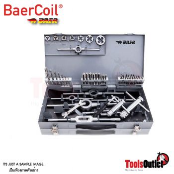 Thread Cutting Kits with Taps, Dies and Tools ชุดต๊าป,ดายต๊าป, และดอกสว่านพร้อมด้าม M3-M12 BAER รุ่น 10360009046