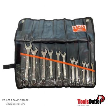 Combination Spanner แหวนข้างปากตาย17อันชุด BAHCO รุ่น 111M/17T ขนาด 6-22 มิล