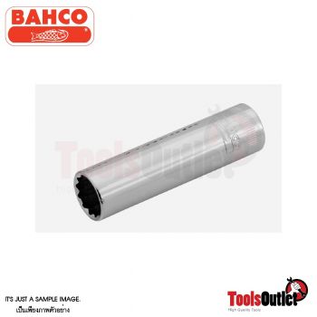3/8" Square Drive Deep Sockets with Metric Bi-Hex Profile ลูกบ๊อกยาวรู 3/8"-12 เหลี่ยม BAHCO รุ่น A7402DM