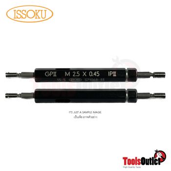 ISSOKU LIMIT THREAD PLUG GAUGE เทรดปลั๊กเกจ GO+NOGO GPIP-2 ขนาด M3X0.5