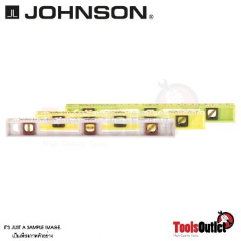ALUMINUM LEVELS ระดับน้ำพลาสติคมีสเกลนิ้ว-มิล JOHNSON รุ่น 7700