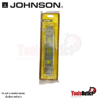 ALUMINUM LEVELS ระดับน้ำอลูมิเนียมฐานแม่เหล็ก ขนาด 9" JOHNSON รุ่น 8500M