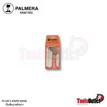 Allen wrench หกเหลี่ยมชุบขาว 11 อันชุด ขนาด2-12มิล PALMERA รุ่น 228.811/J
