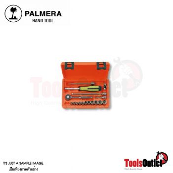 Socket bit set บ๊อก11อันชุดรู1/4"-12เหลี่ยม 5-14มิล PALMERA รุ่น 249.617/P