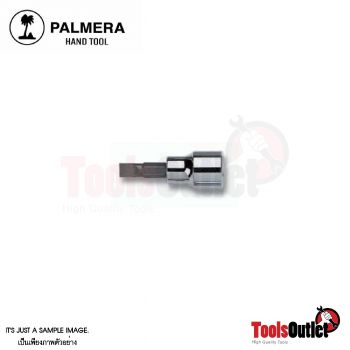 Vasos con Puntas Rectas ลูกบ๊อกรู1/4" ปลายไขควงแบน (1X5.5 มิล) PALMERA รุ่น 258.103