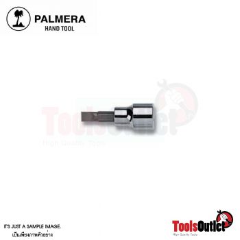 Vasos con Puntas Rectas ลูกบ๊อกรู 3/8" ปลายไขควงแบน PALMERA รุ่น 258.203