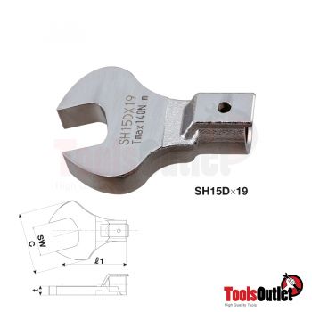 OPEN HEAD หัวปากตายประแจปอนด์ Tohnichi รุ่น SH15DX13 (13 มิล)