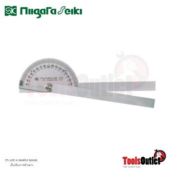 Pretractor ครึ่งวงกลมวัดองศา 2 ใบมีด SK Niigata Seiki รุ่น PRT-19SW
