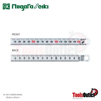 Metal Rules ไม้บรรทัดมิลล้วนสแตนเลส SK Niigata Seiki รุ่น SV-150KD