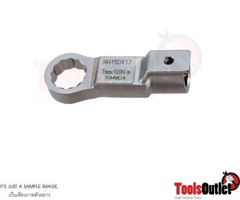 OPEN HEAD หัวแหวนประแจขันปอนด์ Tohnichi รุ่น RH15DX27