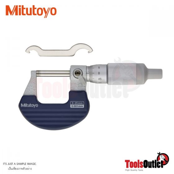 Micrometer ไมโครมิเตอร์ (0.001X0-25มิล) Mitutoyo รุ่น 102-707