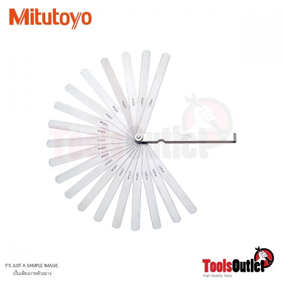 Thickness Gauge ฟิลเลอร์เกจ 13 ใบชุด (0.03-0.5XL100mm) Mitutoyo รุ่น 184-307S