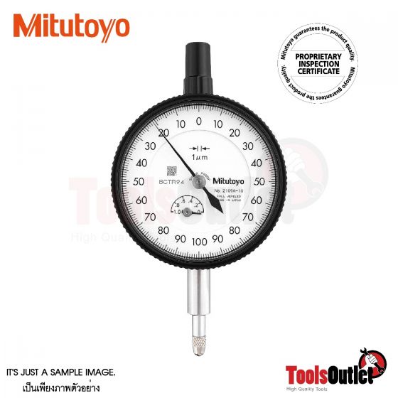 Dial Gauge ไดอัลเกจฝาหลังเรียบ (0.001X0-1มิล) Mitutoyo รุ่น 2109AB-10