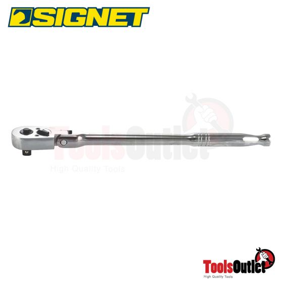 3/8” FLEX RATCHET HANDLE (STRAIGHT) ด้ามฟรี 3/8” SIGNET #12502