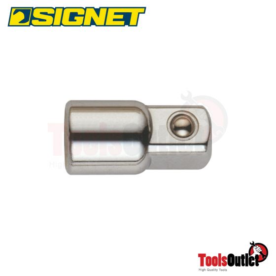 3/8" DR.3/8F X1/2M ADAPTOR ข้อเพิ่มบ็อกซ์ SQ.3/8"-1/2" SIGNET #12512