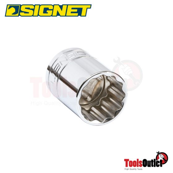 1/2” 12PT SOCKET ลูกบ๊อกซ์ 12 เหลี่ยม 1/2” SIGNET